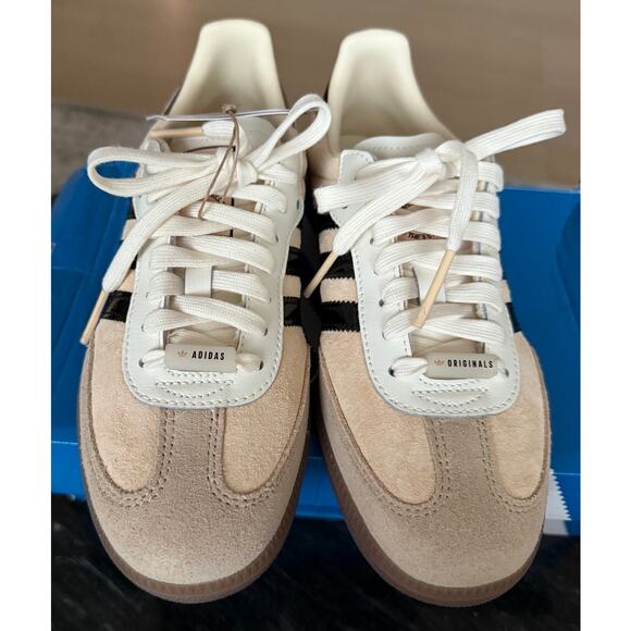 NWT Bubble Tea Taipei Boba Adidas Samba Taiwan Exclusive Beige/Black Sneaker-6.5